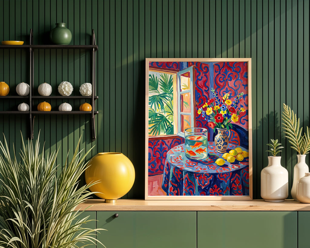 Henri Matisse Interior with Goldfish Poster – i rum 3