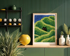 Hidden Cat Meadow Poster – i rum 3
