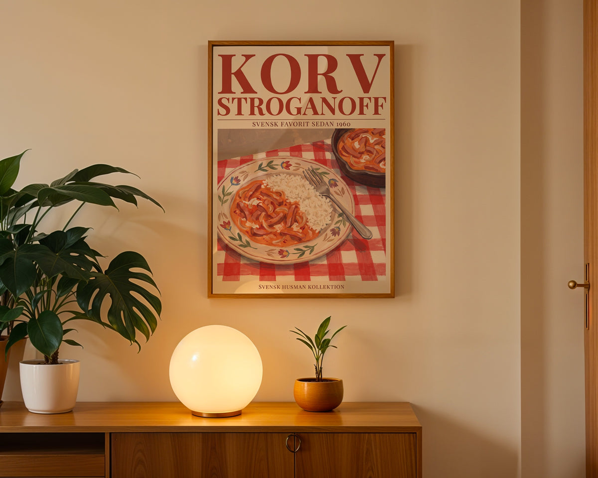 Korv Stroganoff Poster – i rum 4