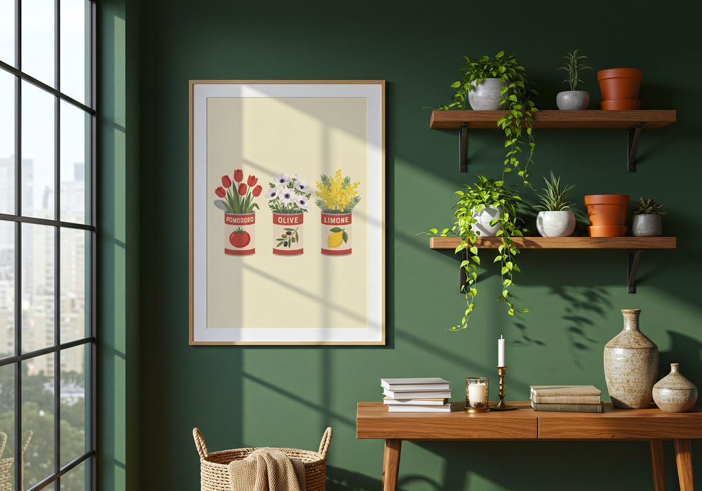 Pantry Bloom Trio Poster – i rum 3