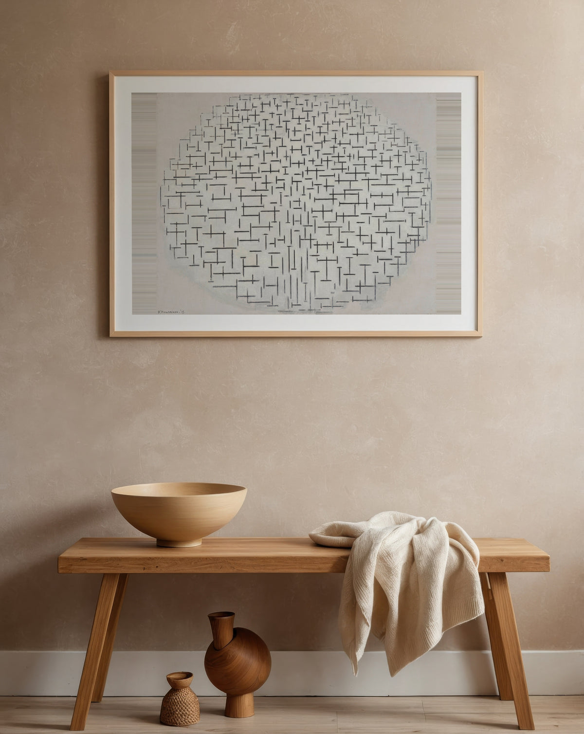 Piet Mondrian Composition 10 in Black and White 1915 Poster – i rum 5