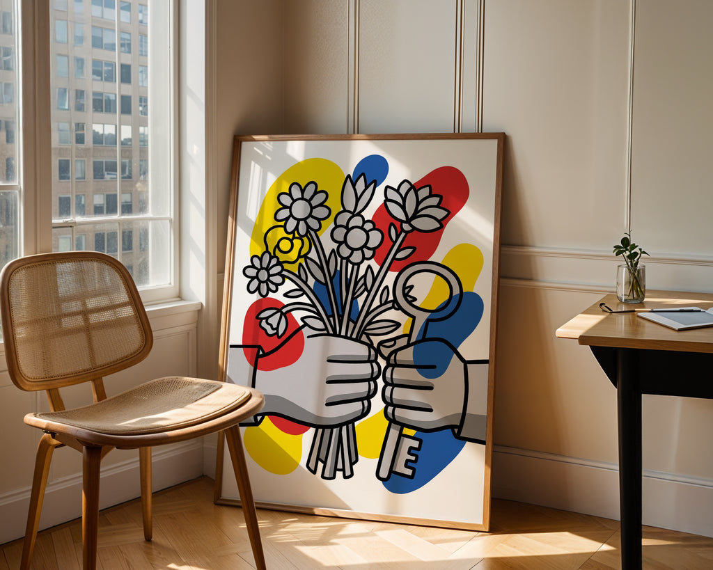Fernand Leger Hands and Flowers Poster – i rum 4