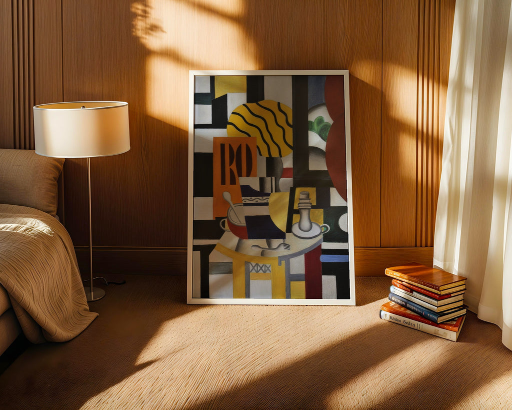 Fernand Leger Still Life with Candlestick 1922 Poster – i rum 4