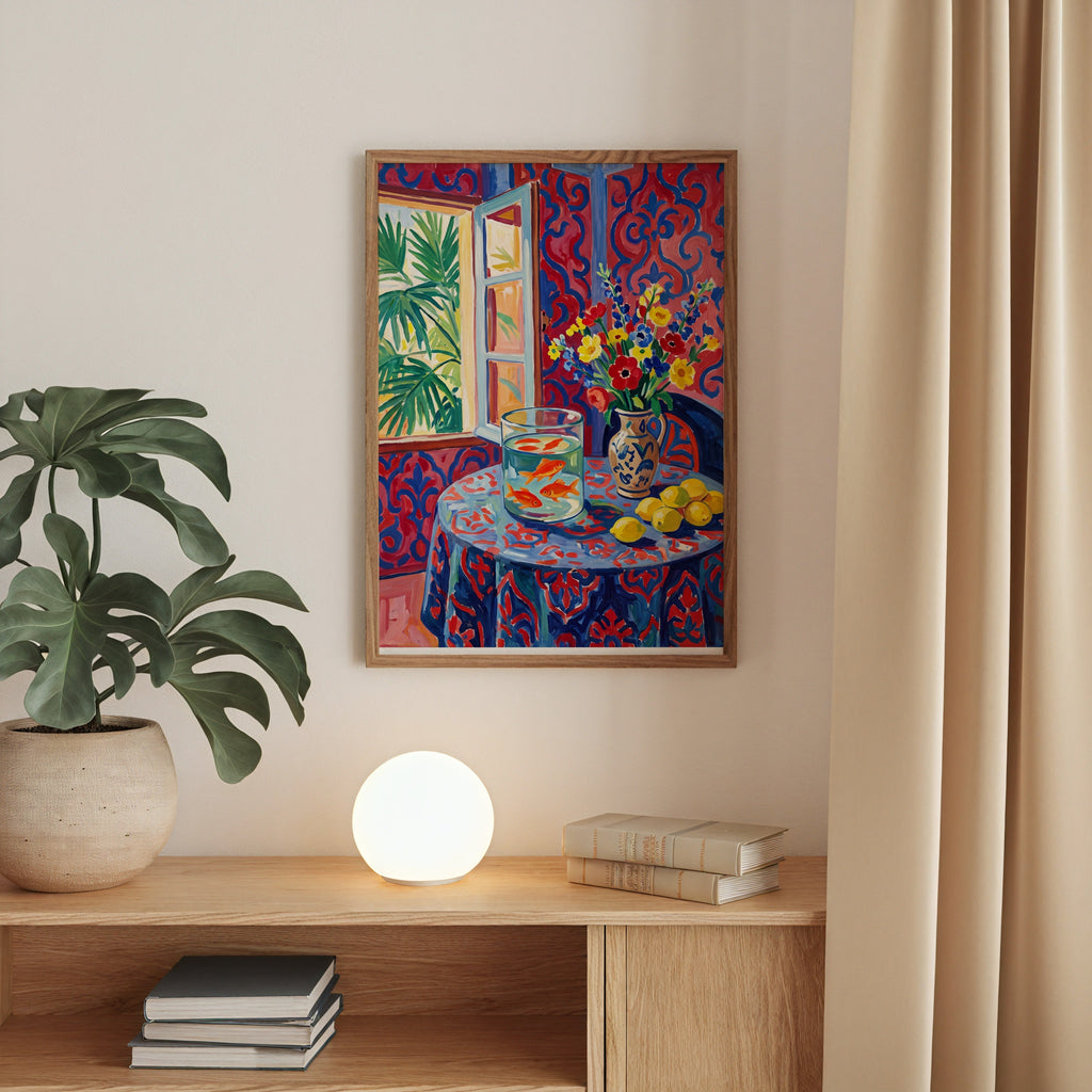 Henri Matisse Interior with Goldfish Poster – i rum 4