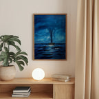 Sonia Tondkar Nattsegling Poster – i rum 5