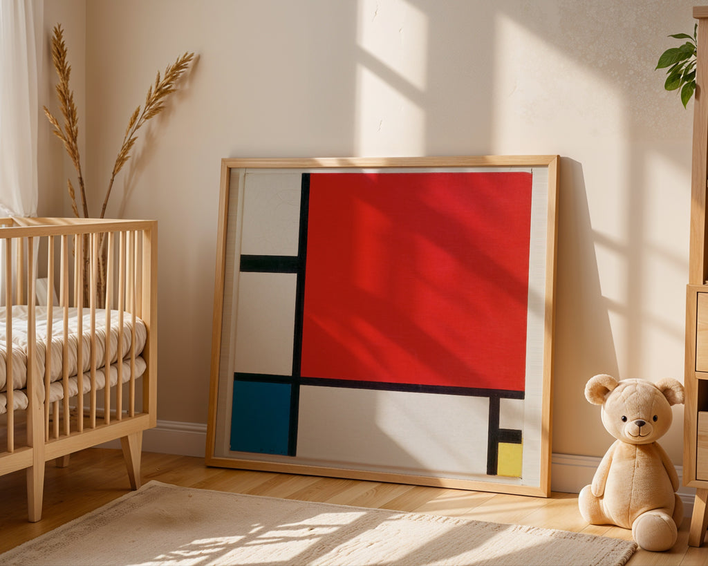 Piet Mondrian Composition II in Red Blue and Yellow 1930 Poster – i rum 2