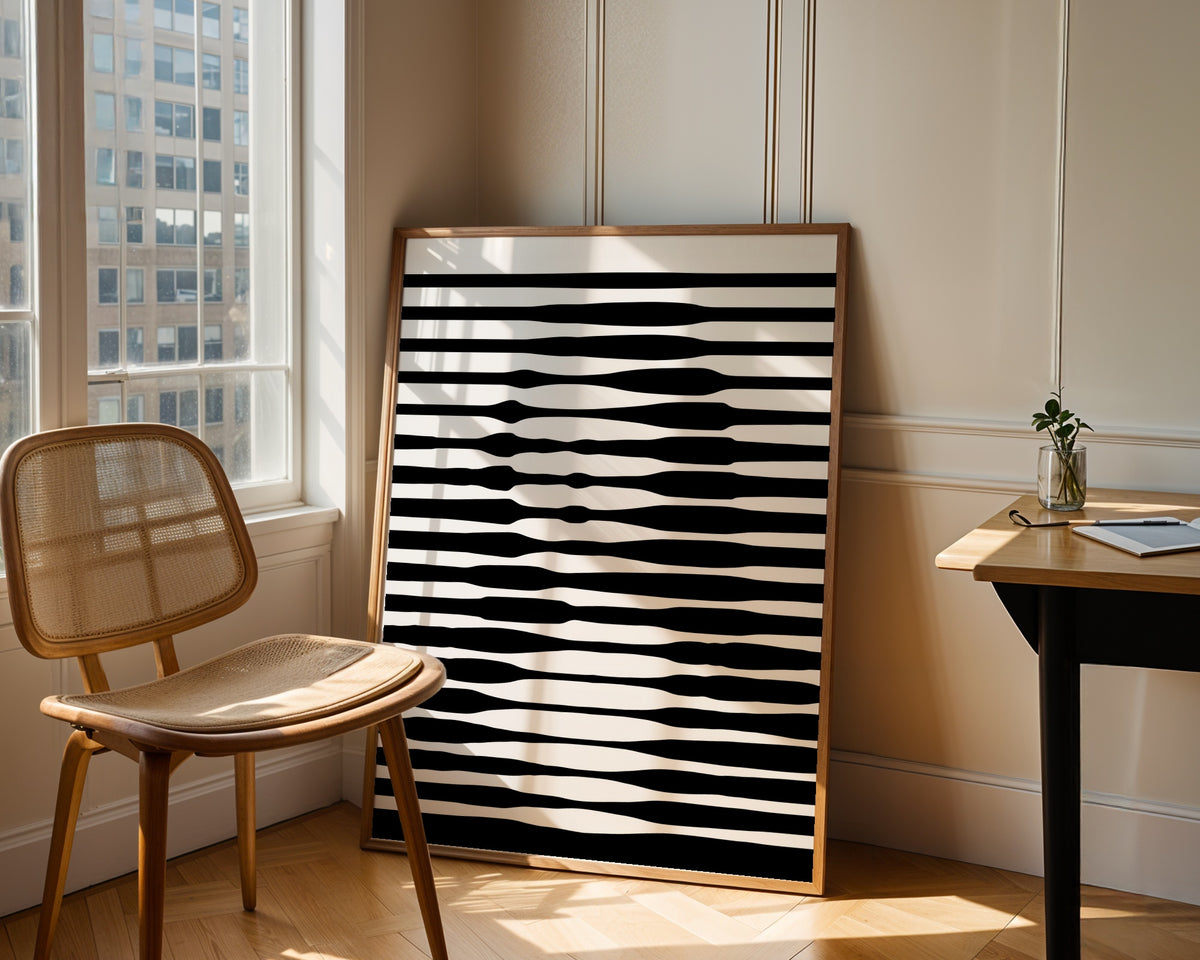 Waveform Stripes Poster – i rum 4