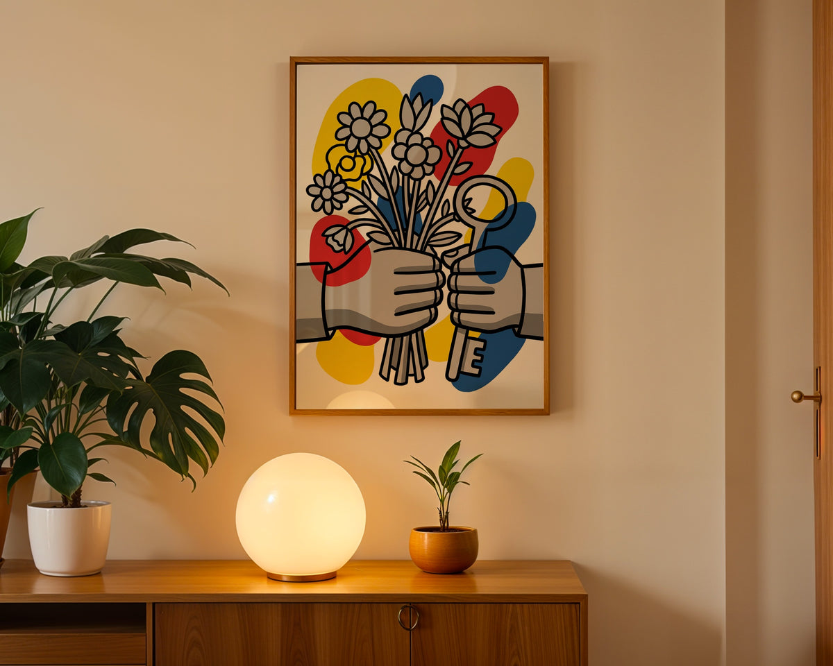 Fernand Leger Hands and Flowers Poster – i rum 5
