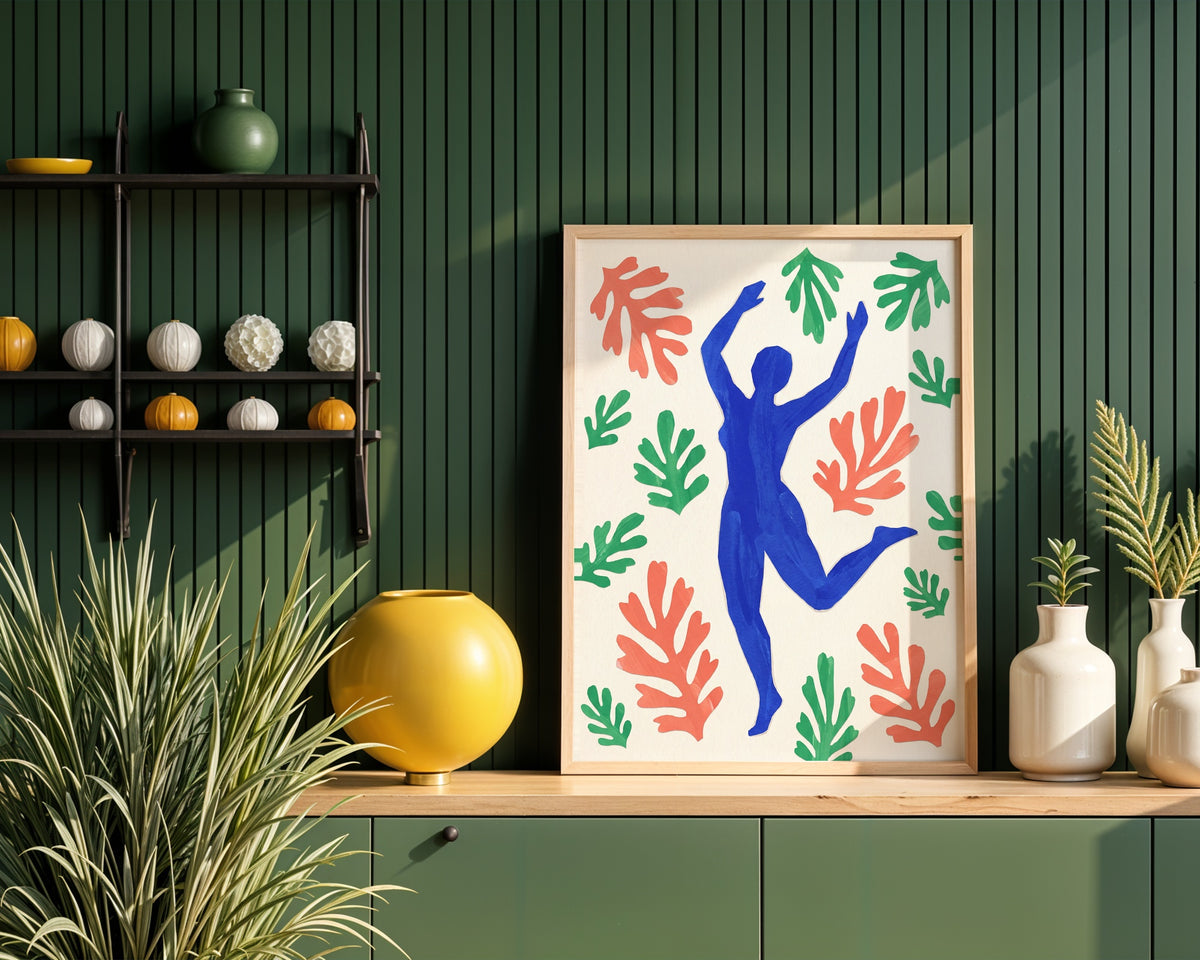 Henri Matisse Blue Dancer Poster – i rum 5