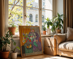 Henri Matisse Purple Robe and Anemones 1937 Poster – i rum 5