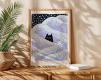 Hidden Cat Snowdrift Poster – i rum 5