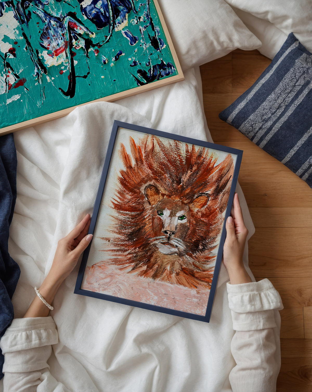 Sonia Tondkar Lejonet Poster – två posters i rum 1