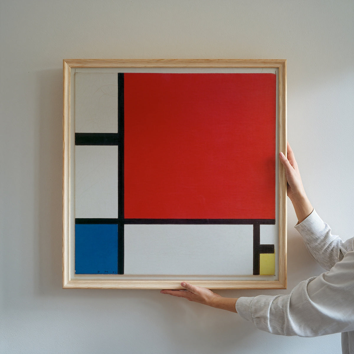 Piet Mondrian Composition II in Red Blue and Yellow 1930 Poster – i rum 3