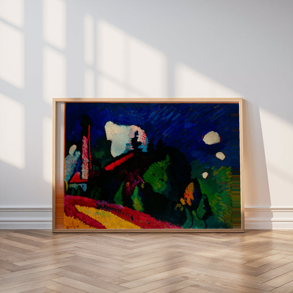 Wassily Kandinsky Murnau Landscape with Tower 1908 Poster – i rum 7