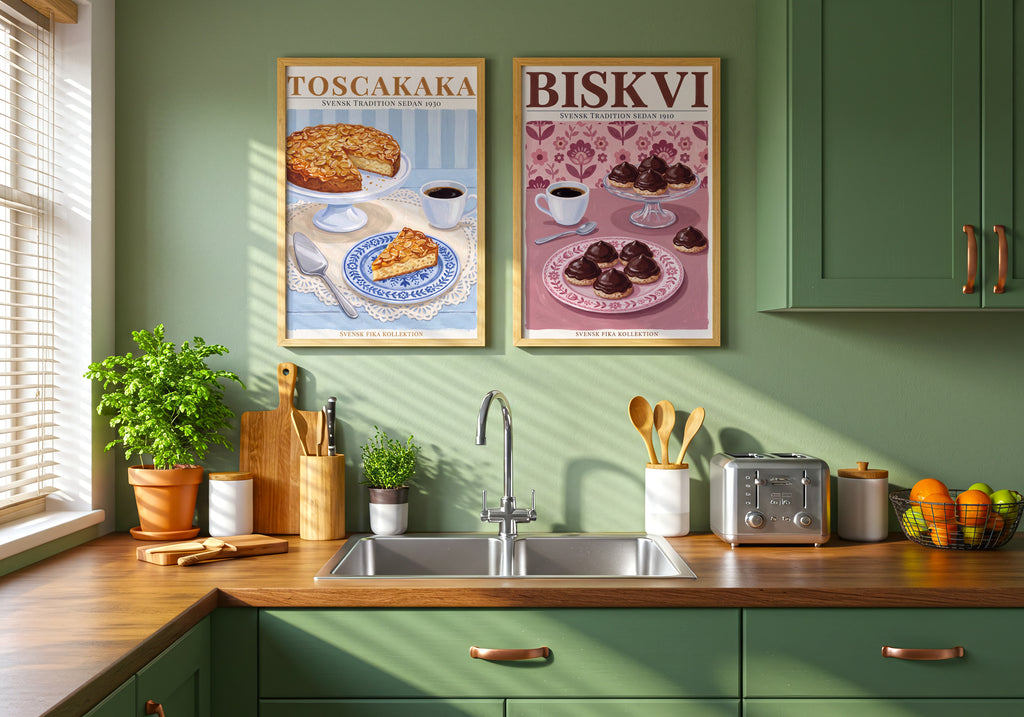 Biskvi Poster – två posters i rum 2