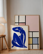 Henri Matisse Blue Nude II 1952 Poster – två posters i rum 1
