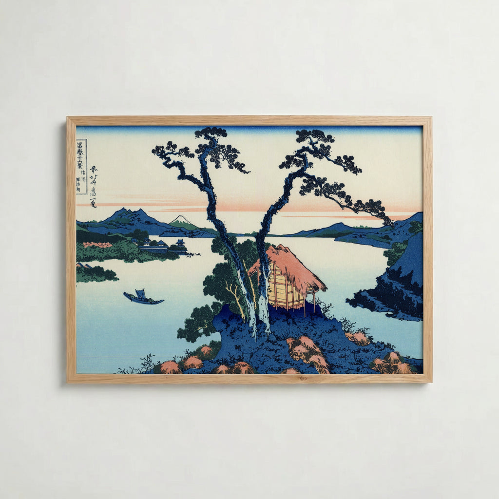 Katsushika Hokusai Lake Suwa in Shinano Province 1831 Poster – ekram