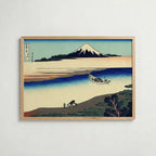 Katsushika Hokusai Tama River in Musashi Province 1831 Poster – ekram