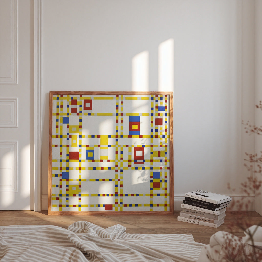 Piet Mondrian Broadway Boogie Woogie 1943 Poster – i rum 4