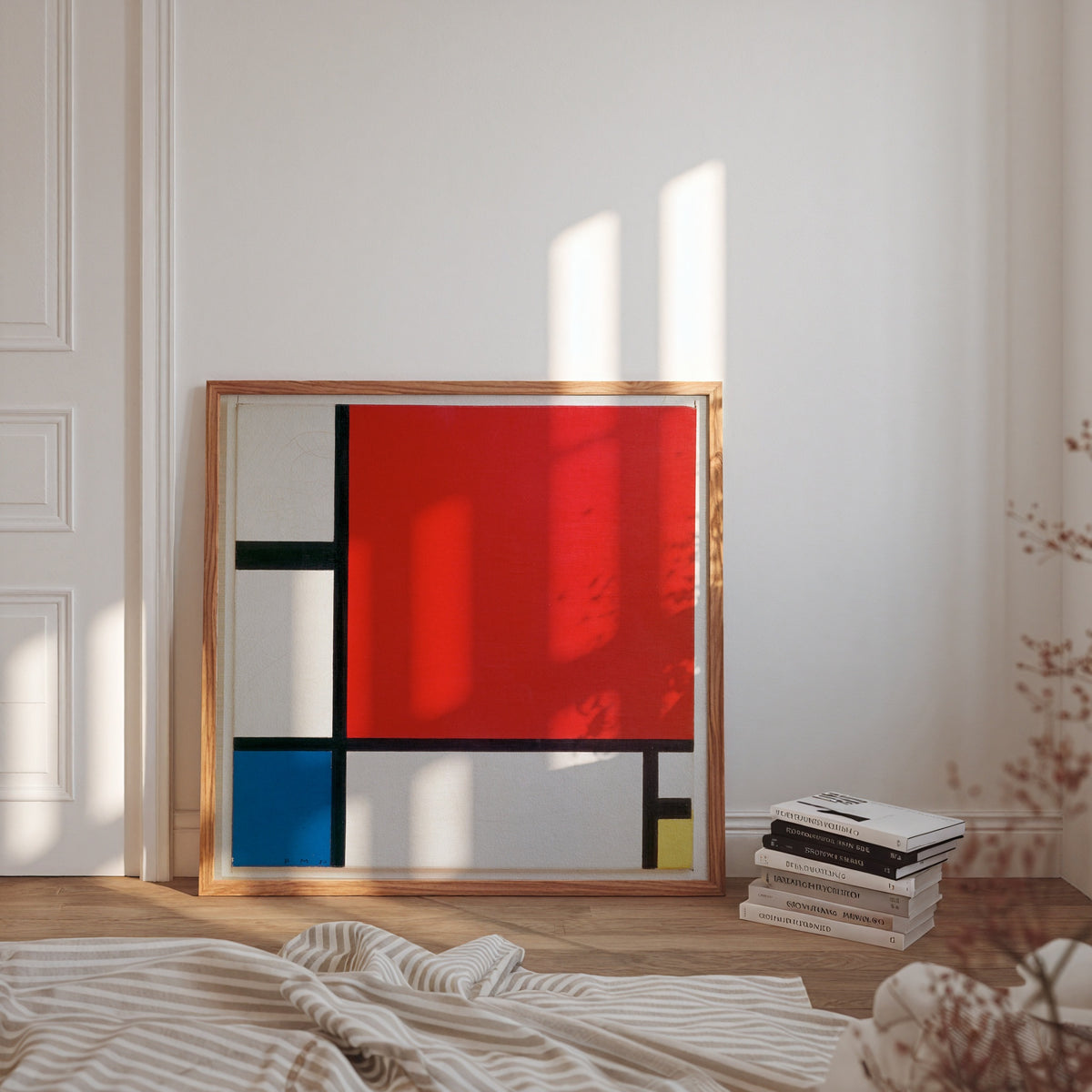 Piet Mondrian Composition II in Red Blue and Yellow 1930 Poster – i rum 4