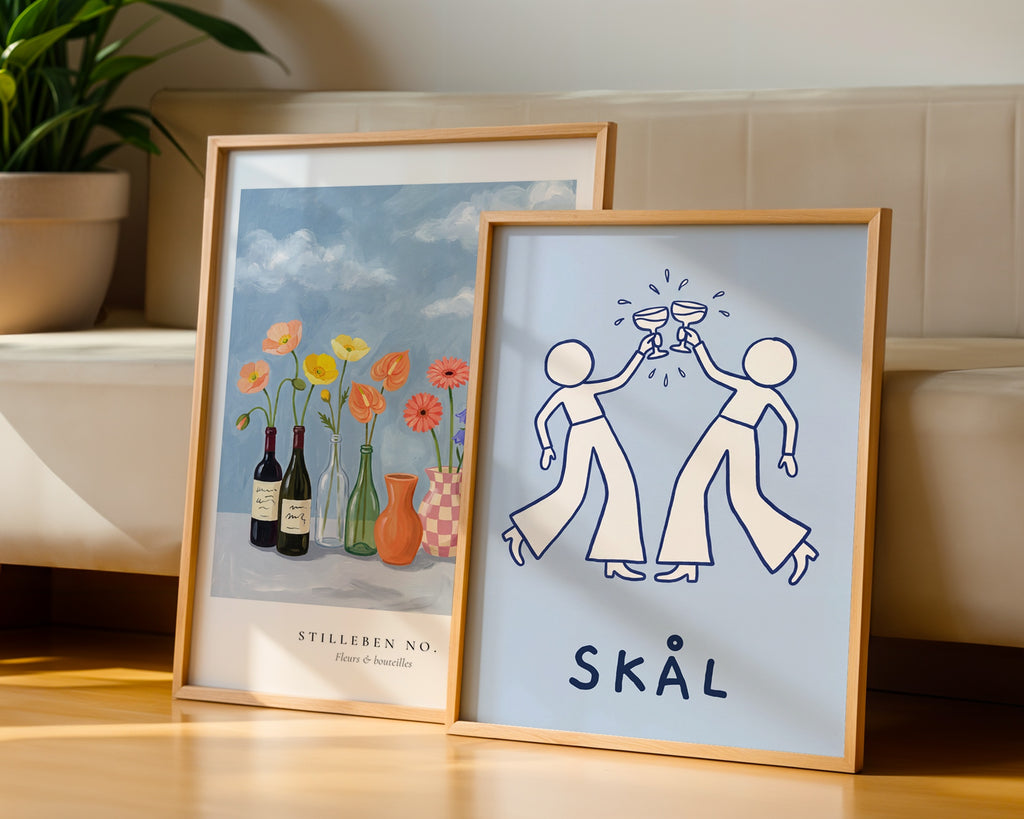 Skål Poster – två posters i rum 1
