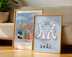 Skål Poster – två posters i rum 1
