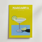 Margarita Cocktail – stilfullt konsttryck från Bozetto, tryckt på matt finpapper