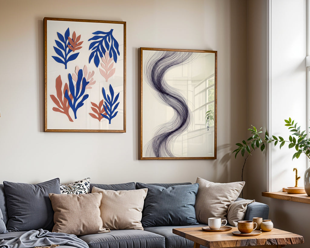 Cut-Out Garden Poster – två posters i rum 2
