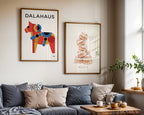 Dalahaus Poster – två posters i rum 2