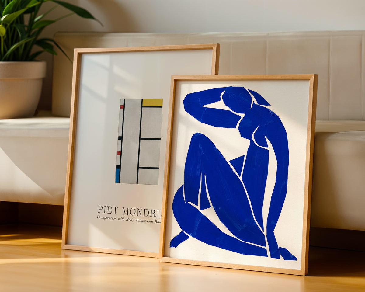 Henri Matisse Blue Nude II 1952 Poster – två posters i rum 2