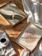 One Line Love Poster – två posters i rum 2