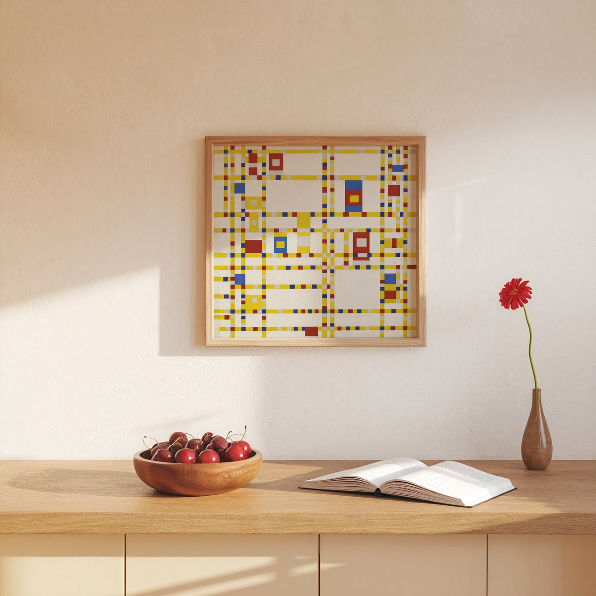 Piet Mondrian Broadway Boogie Woogie 1943 Poster – i rum 5