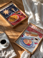 Rulltårta Poster – två posters i rum 3