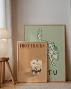Velvet Piste Poster – två posters i rum 2