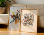 Wassily Kandinsky Little Worlds Poster – två posters i rum 2