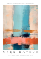 Between Sky & Sleep Mark Rothko – stilfullt konsttryck från Bozetto, tryckt på matt finpapper