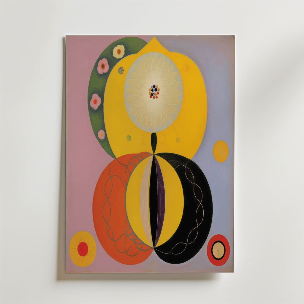 Hilma af Klint Blossoms of the affisch på neutral bakgrund – poster från Bozetto