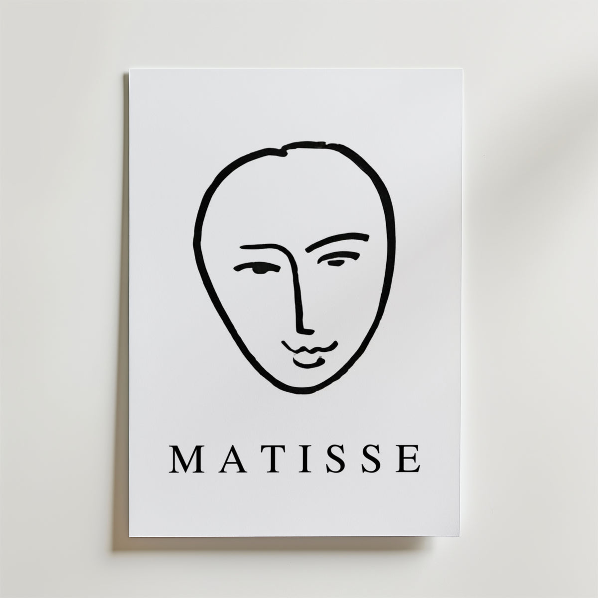 Minimal Matisse – stilfullt konsttryck från Bozetto, tryckt på matt finpapper i hög tryckkvalitet