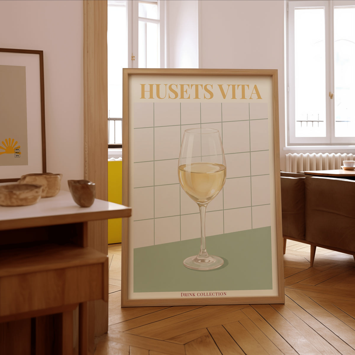 Husets Vita poster i stilrent hem med modern inredning – köp enkelt hos Bozetto i hög kvalitet