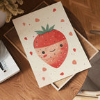 Sweet Strawberry – affisch med snyggt motiv, köp enkelt hos Bozetto i flera storlekar