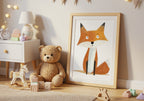 Curious Fox – affisch med snyggt motiv, köp enkelt hos Bozetto i flera storlekar