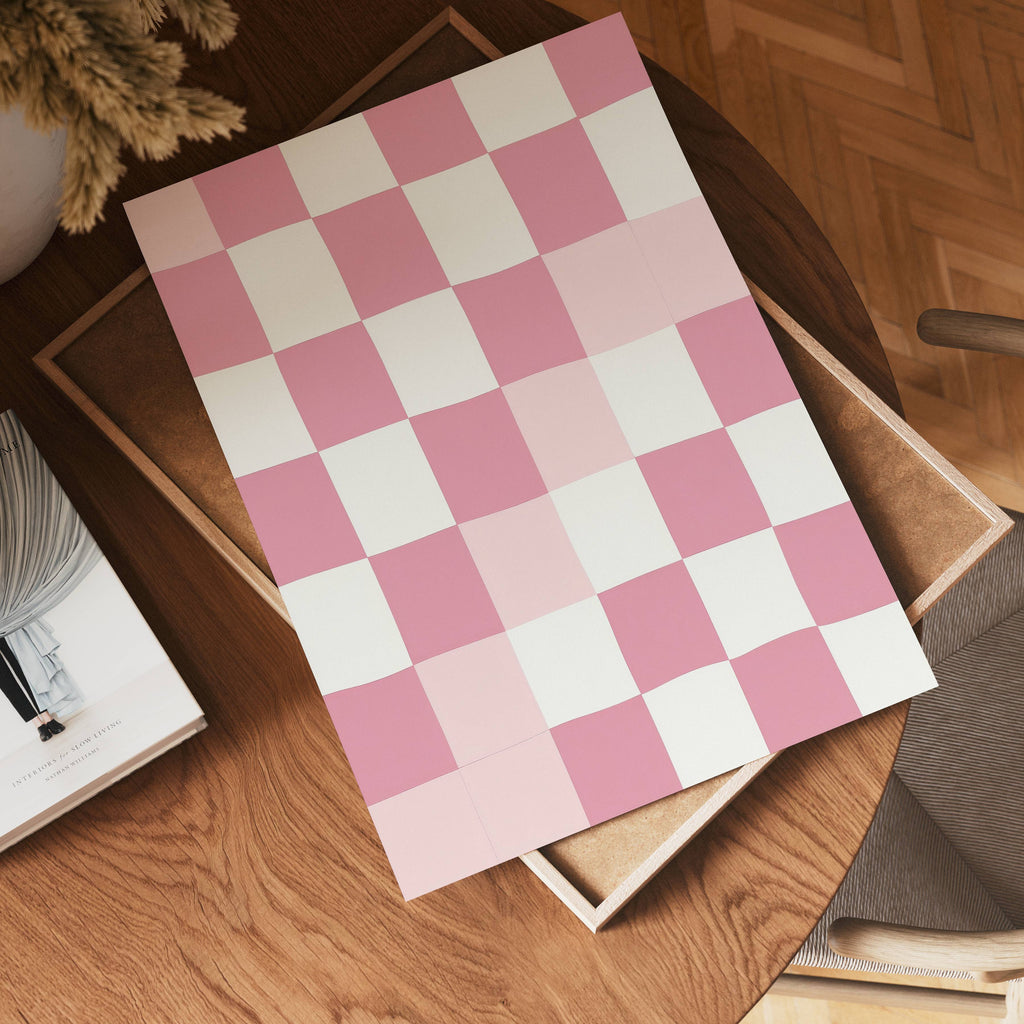 Storleksguide för Pink Checkered – välj din favoritstorlek och beställ hos Bozetto