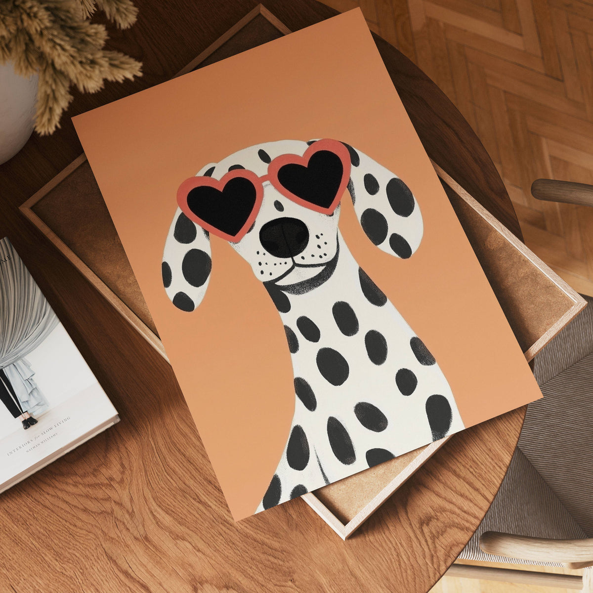 Heart Eyes Dalmatian – affisch med snyggt motiv, köp enkelt hos Bozetto i flera storlekar