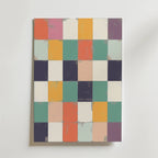 Color Block Harmony – stilfullt konsttryck från Bozetto, tryckt på matt finpapper