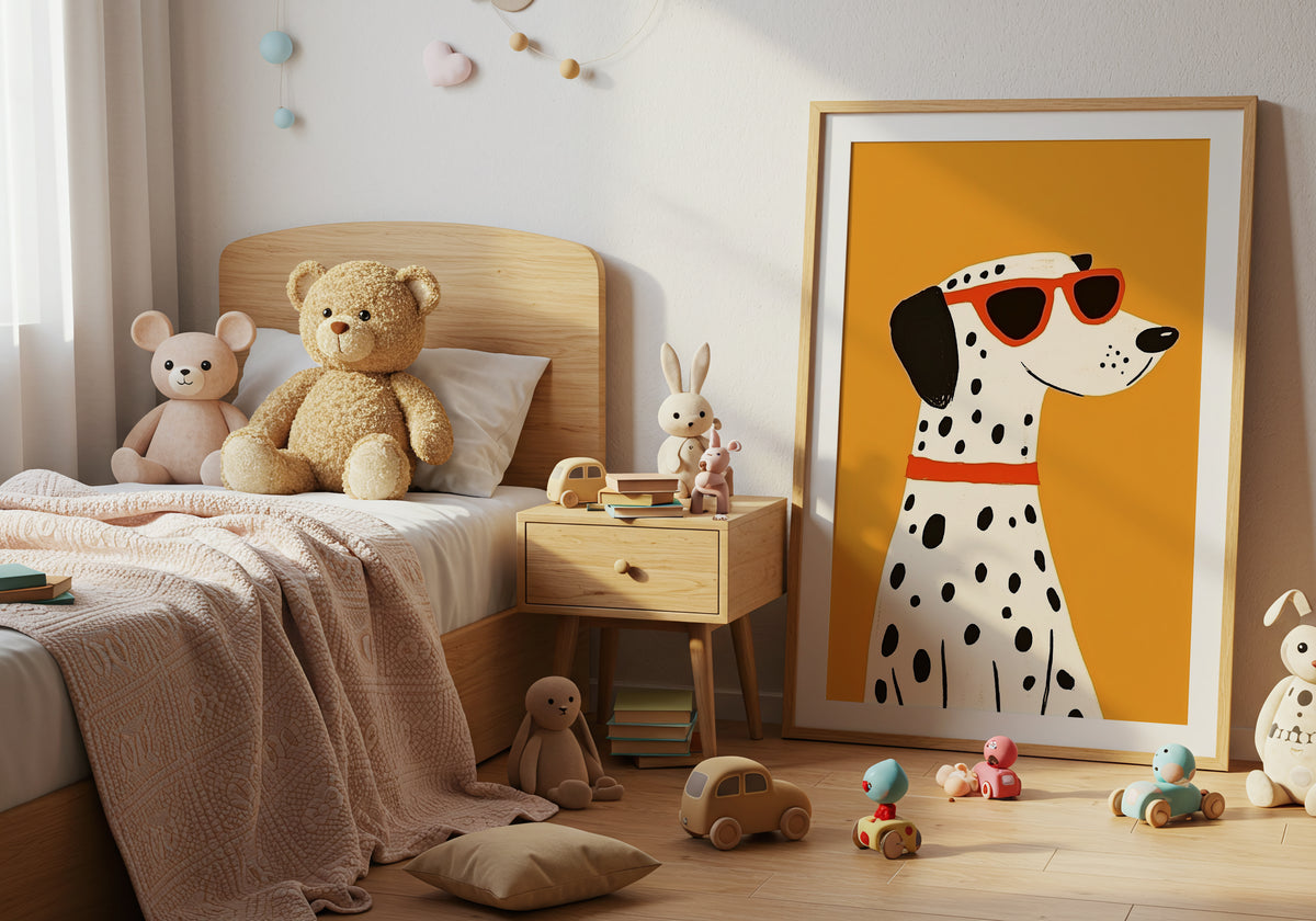 Cool Dalmatian poster visad rakt fram – Bozetto affisch i hög tryckkvalitet i hög tryckkvalitet