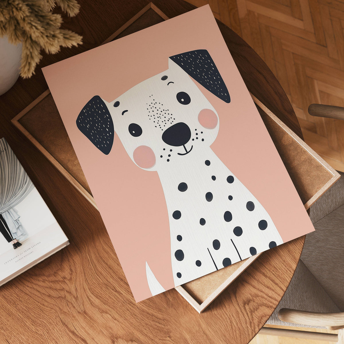 Playful Dalmatian – affisch med snyggt motiv, köp enkelt hos Bozetto i flera storlekar