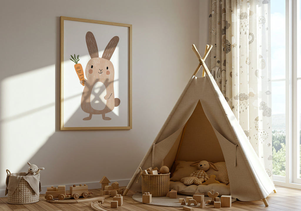Happy Bunny No.2 poster visad rakt fram – Bozetto affisch i hög tryckkvalitet i hög tryckkvalitet