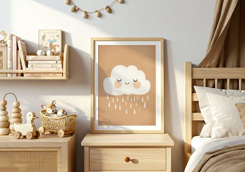 Dreamy Cloud poster visad rakt fram – Bozetto affisch i hög tryckkvalitet i hög tryckkvalitet