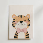 Cute Tiger – stilfullt konsttryck från Bozetto, tryckt på matt finpapper i hög tryckkvalitet