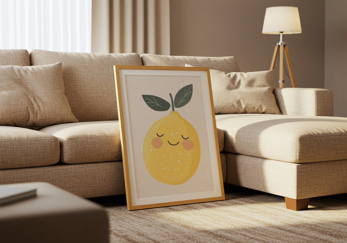 Sleepy Lemon poster visad rakt fram – Bozetto affisch i hög tryckkvalitet i hög tryckkvalitet